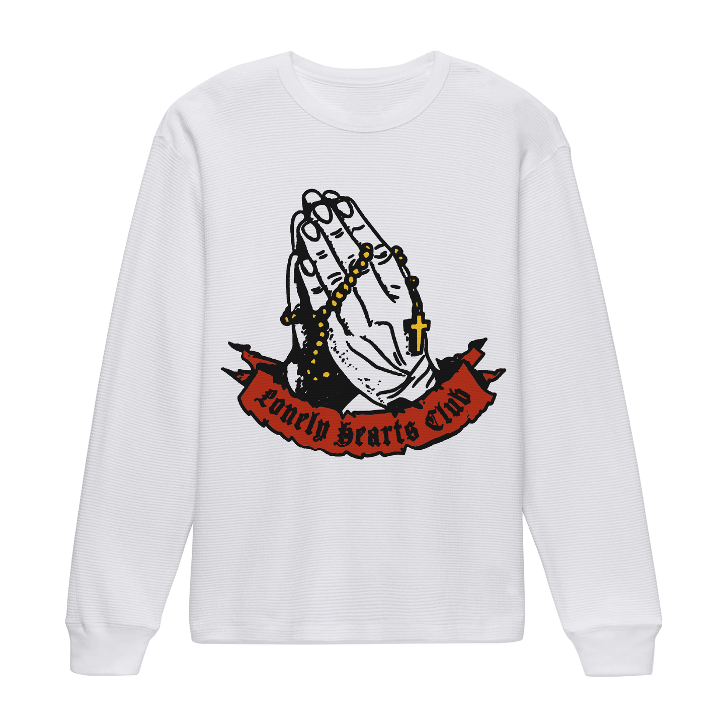 God Save Us Waffle-knit Thermal