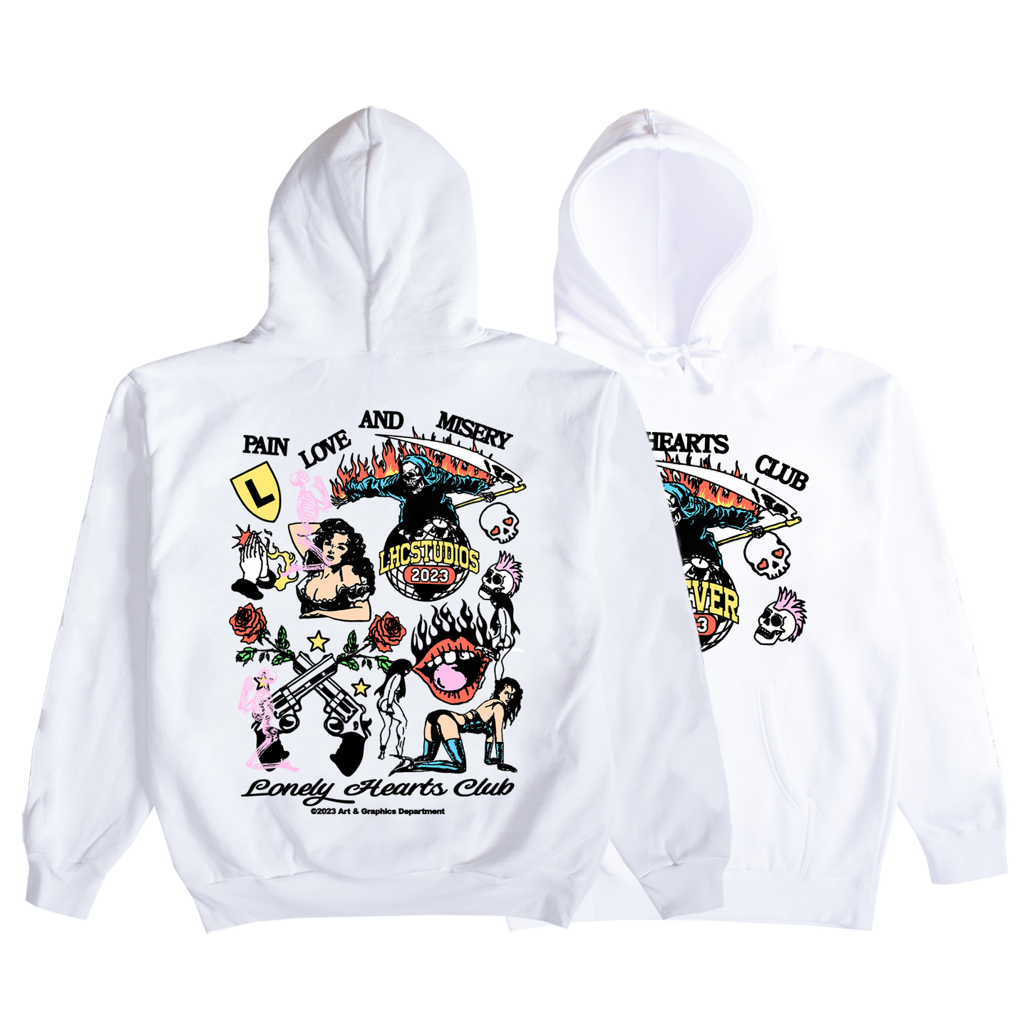 Pain, Love, and Misery Hoodie
