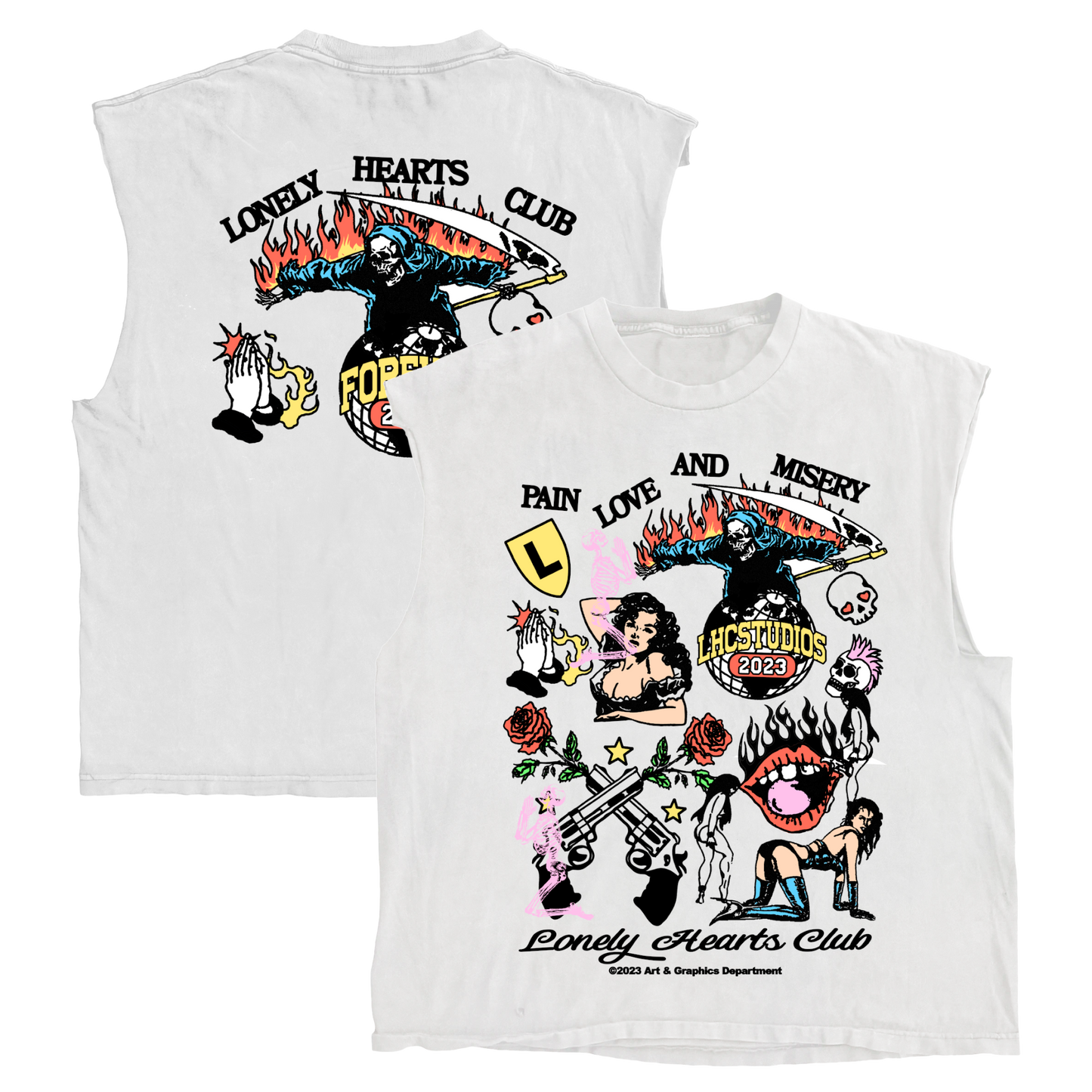Pain, Love, and Misery Sleeveless T-Shirt