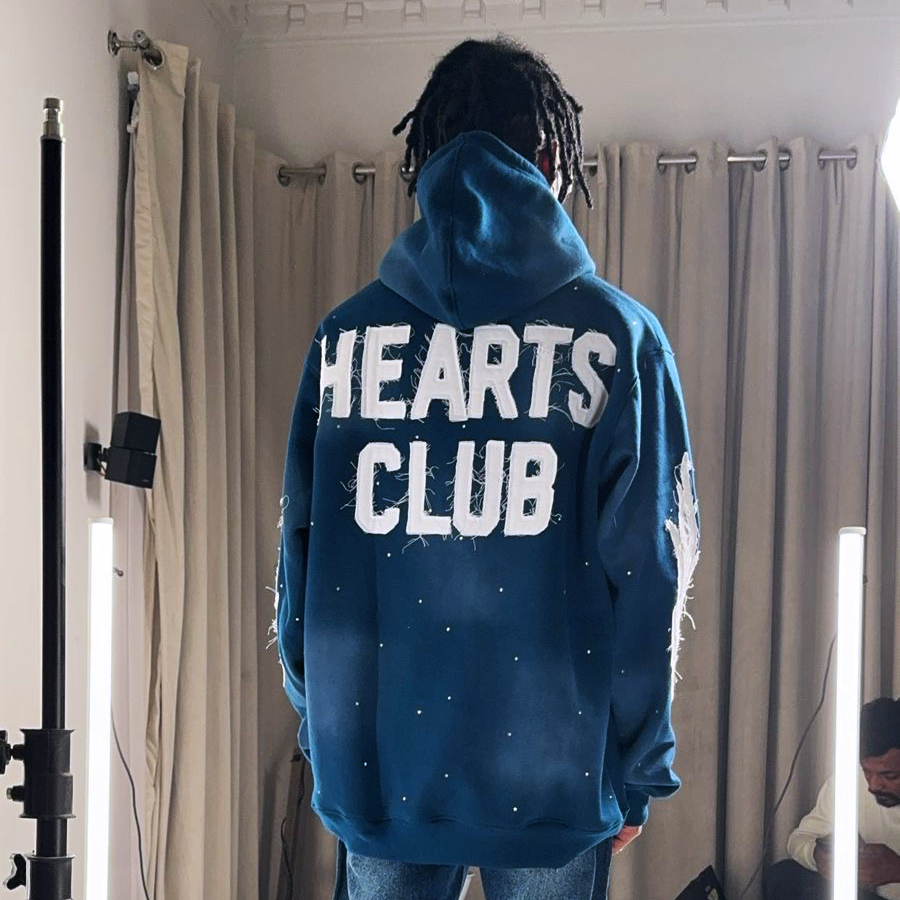 Black hearts club hoodie on sale