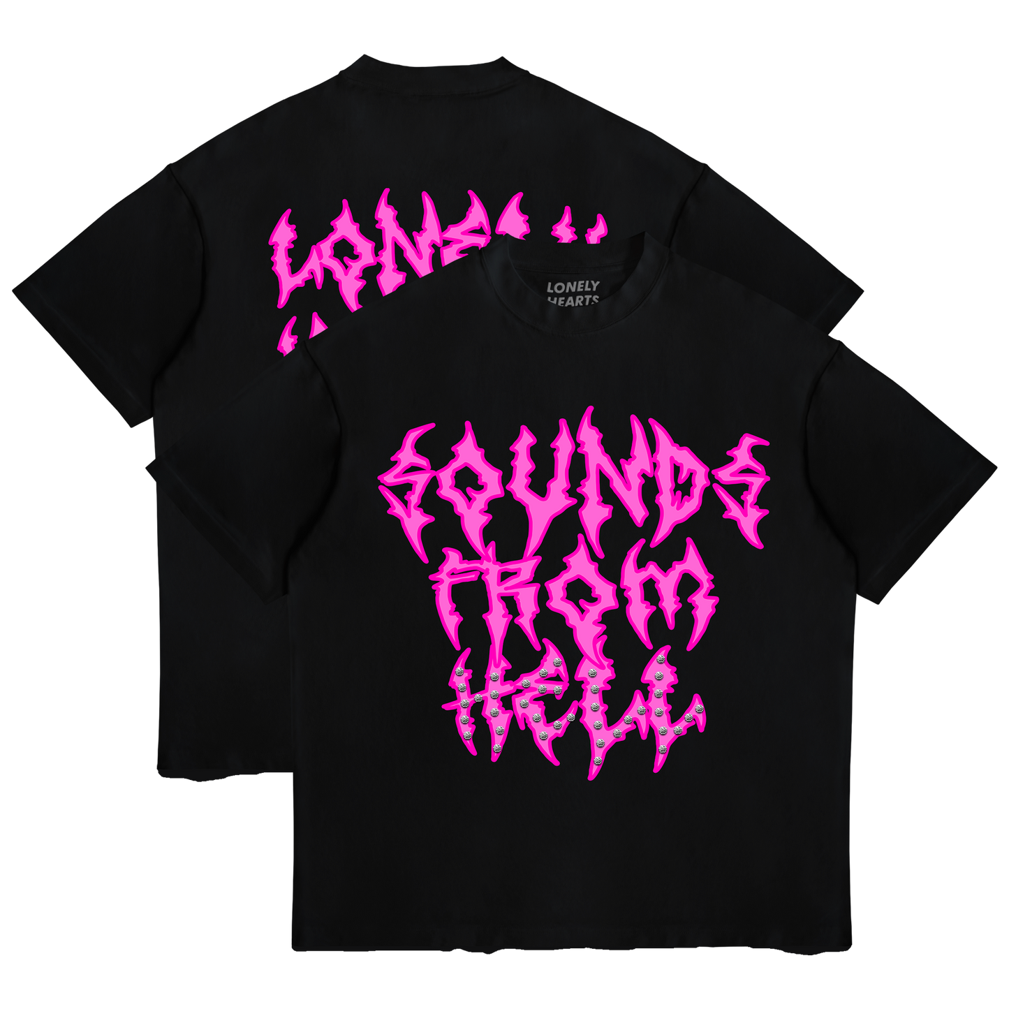 Sounds From Hell Premium Rhinestone T-Shirt