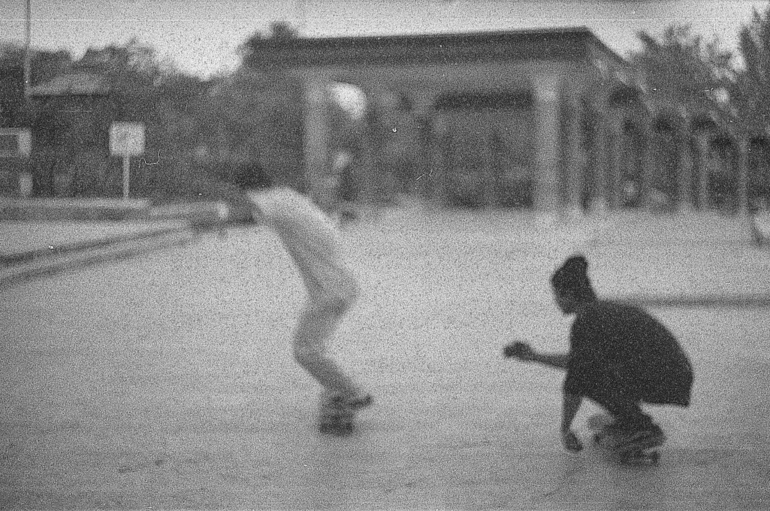 Kids skateboarding