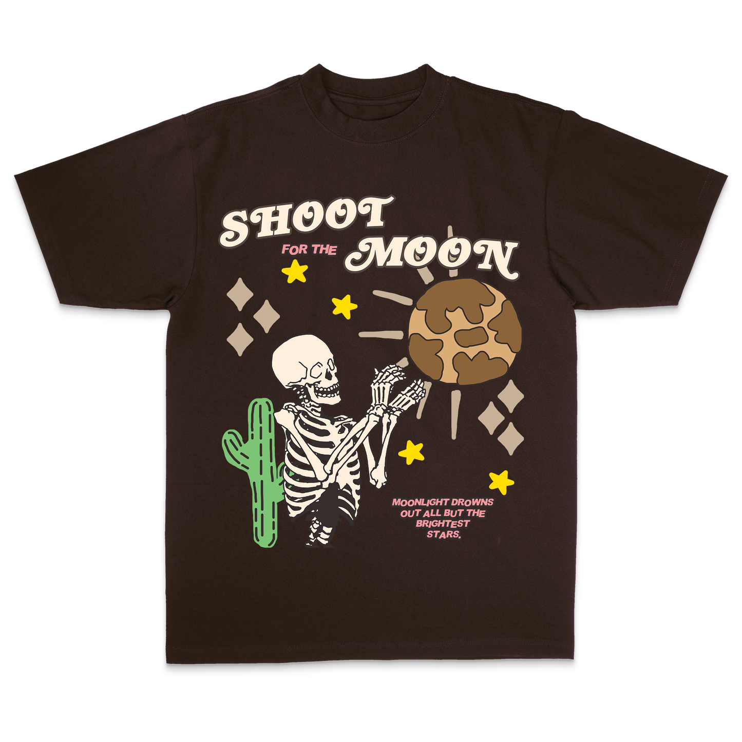 Shoot For The Moon Garment-dye T-Shirt