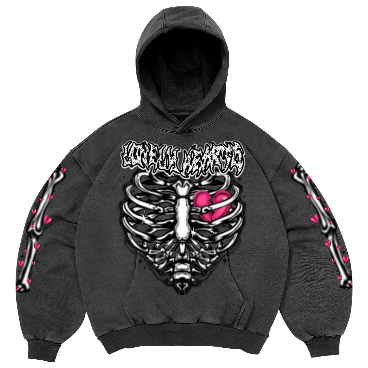 Rib Cage Vintage Hoodie
