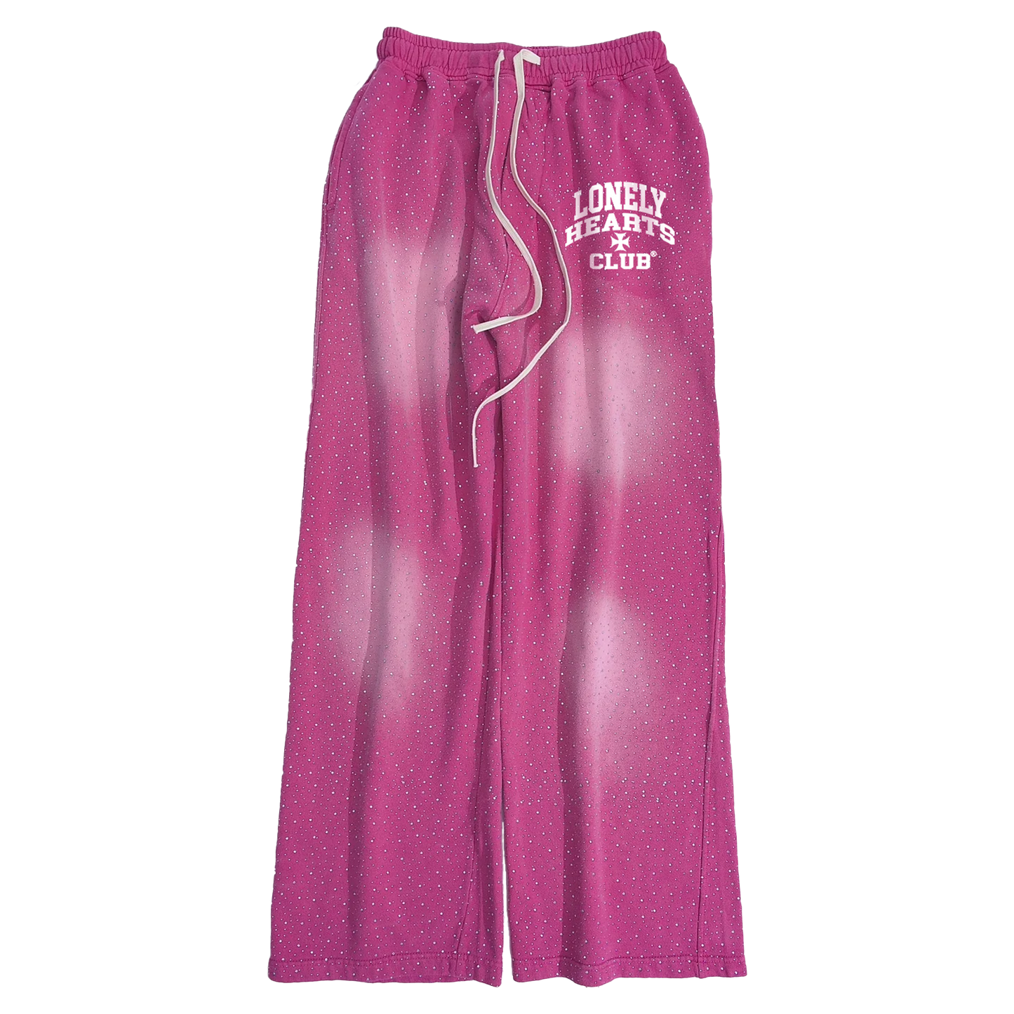 Lonely Hearts Club Pink Diamond Oversized Sweatpants