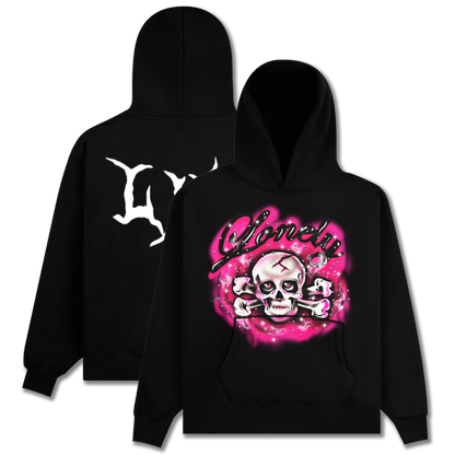 Crossbones Rhinestone Hoodie