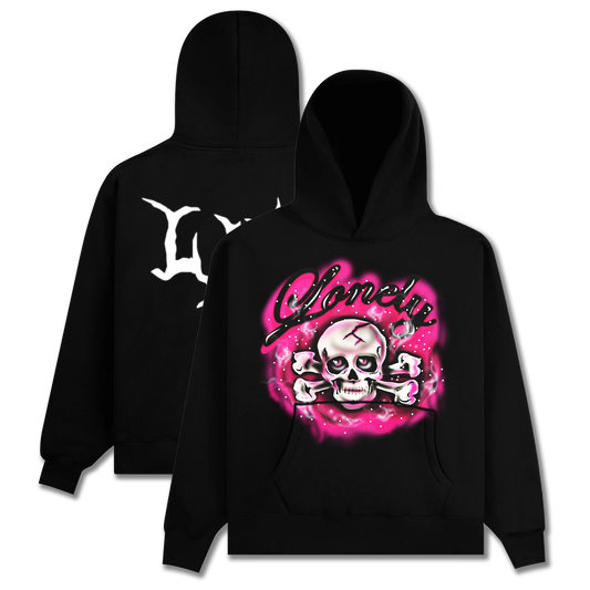 Crossbones Rhinestone Hoodie