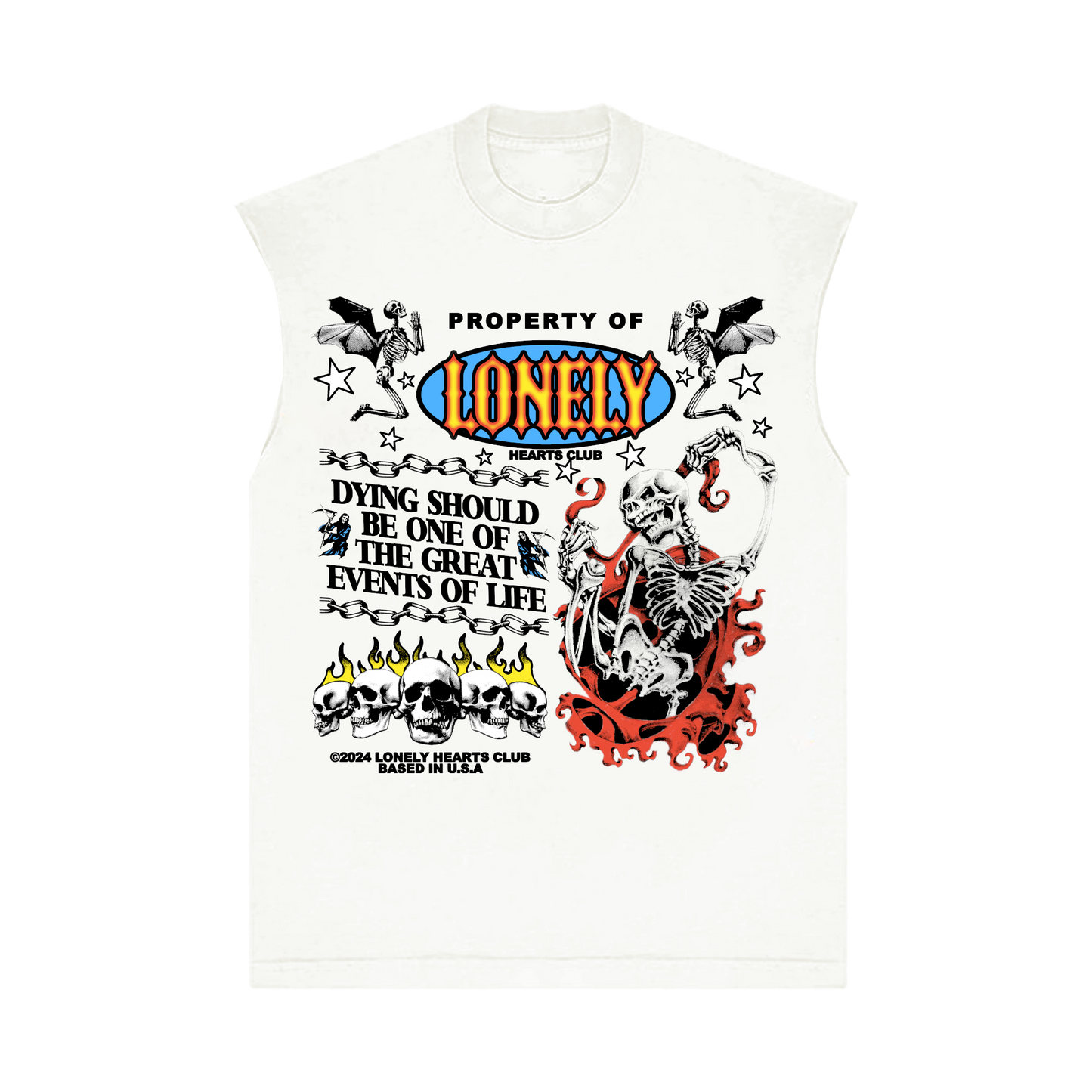 Dying Should Be One Of The Great Events Of Life Sleeveless T-Shirt