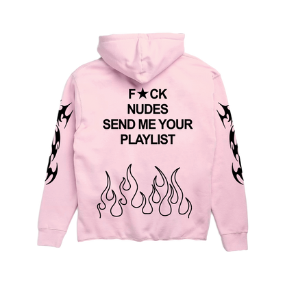 Fck Nudes Cropped Hoodie
