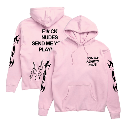 Fck Nudes Cropped Hoodie