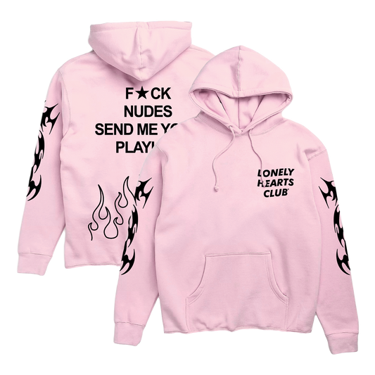 Fck Nudes Cropped Hoodie