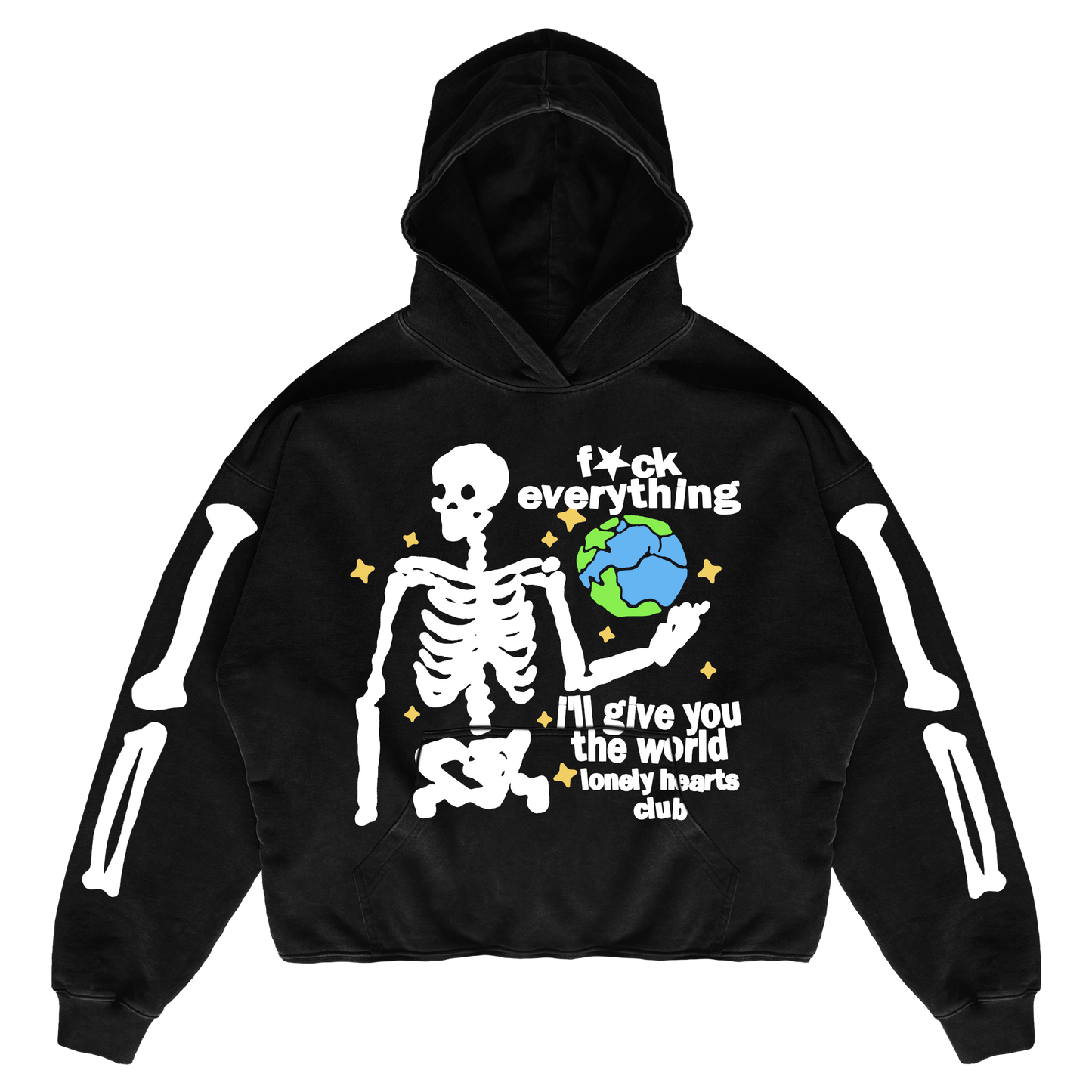 I'll Give You The World Cropped Premium Hoodie