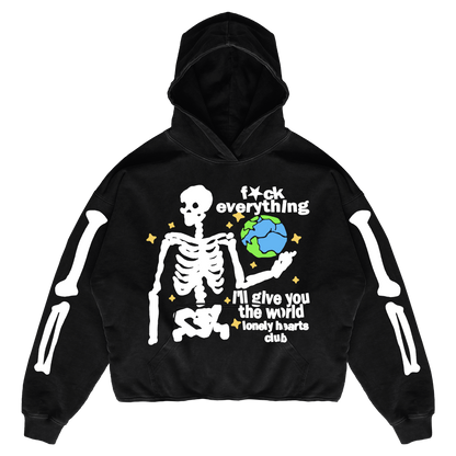 I'll Give You The World Cropped Premium Hoodie