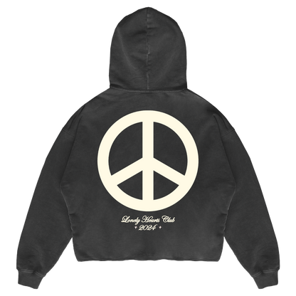 Reach Your Inner Peace Cropped Premium Hoodie