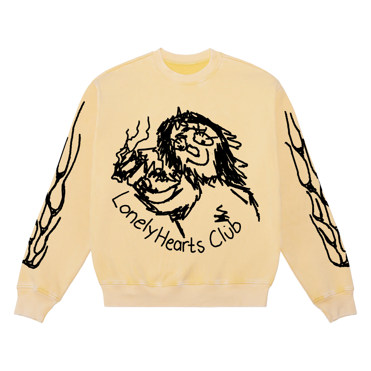 Sketchy Vintage Wash Crewneck Sweatshirt