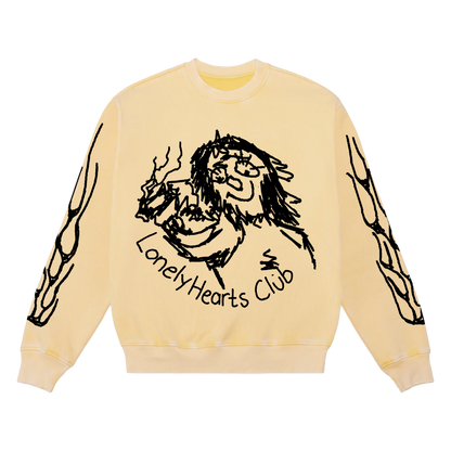 Sketchy Vintage Wash Crewneck Sweatshirt