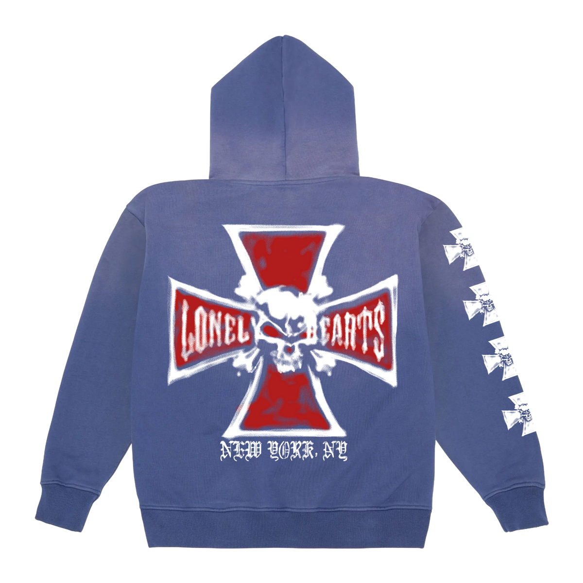 Punisher Vintage Paint Splatter Hoodie