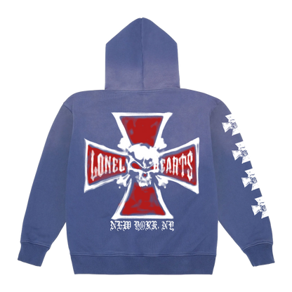 Punisher Vintage Paint Splatter Hoodie