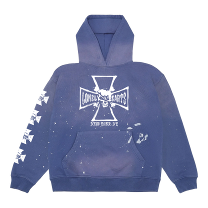 Punisher Vintage Paint Splatter Hoodie
