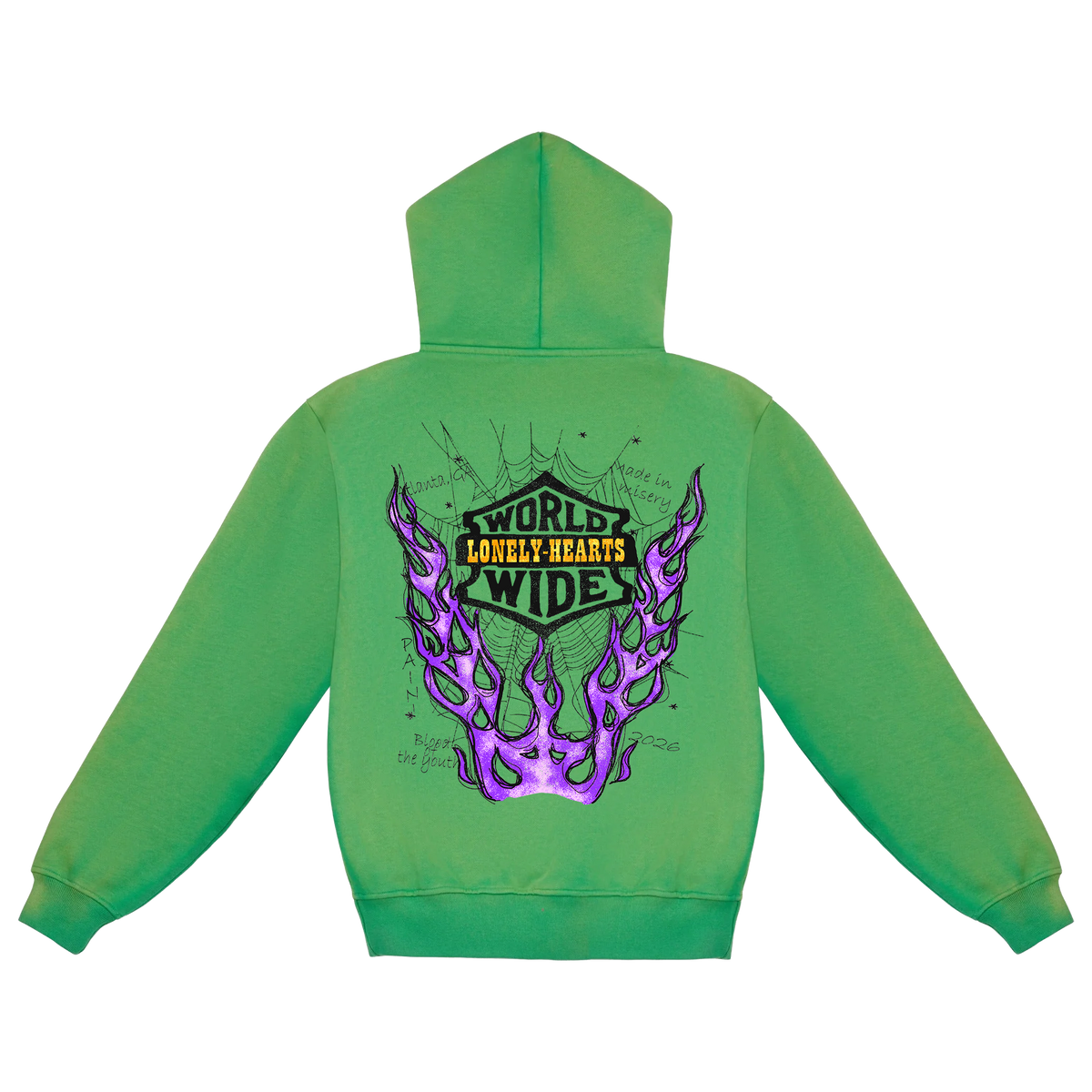 Purple Heart Vintage Wash Hoodie