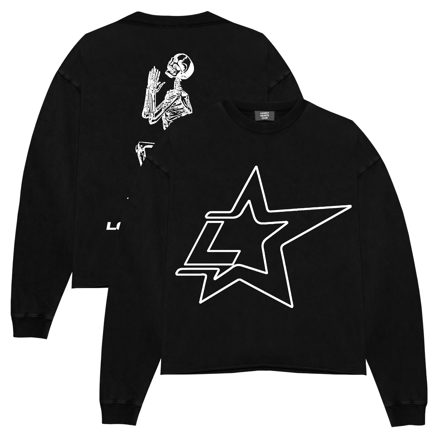 Lonestar Cropped Crewneck Sweatshirt