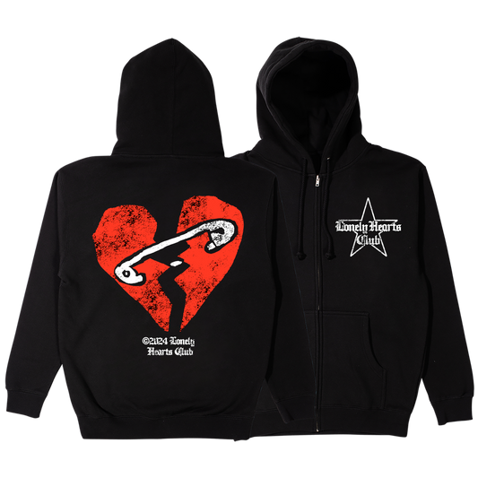 Broken hearts club hoodie sales
