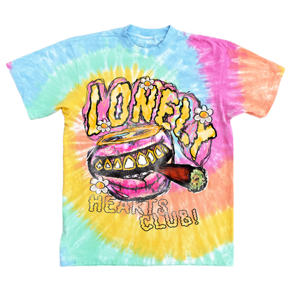 Rich In Flavor Cropped Tie-dye T-Shirt