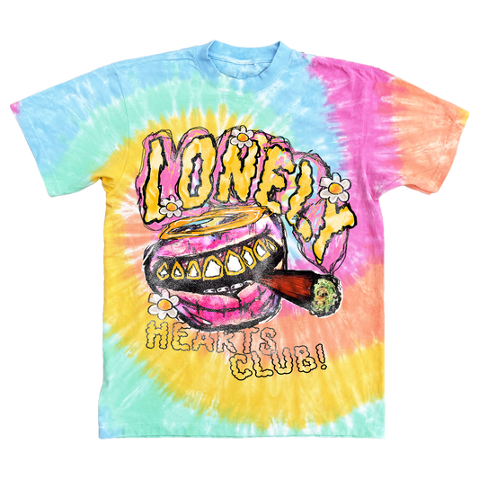 Rich In Flavor Cropped Tie-dye T-Shirt