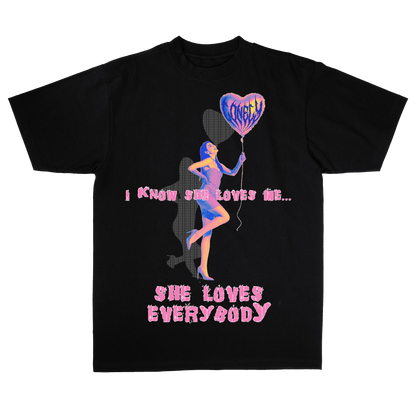 LHC x Lonely Hearts Club She Loves Everybody Premium T-Shirt