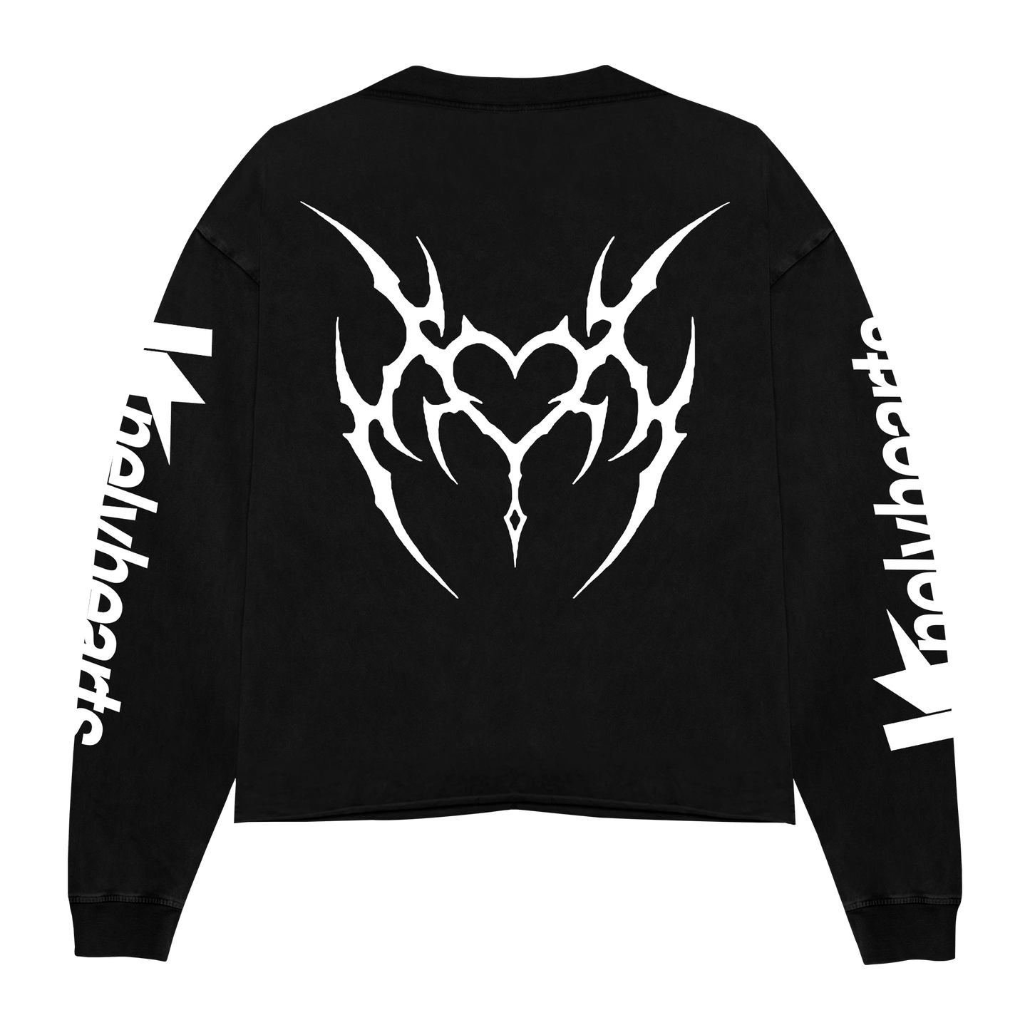 Scenes From Hell Cropped Crewneck Sweatshirt