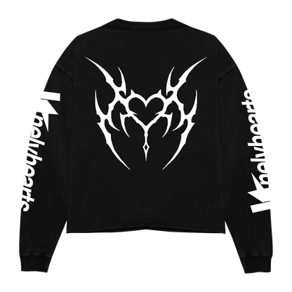Scenes From Hell Cropped Crewneck Sweatshirt