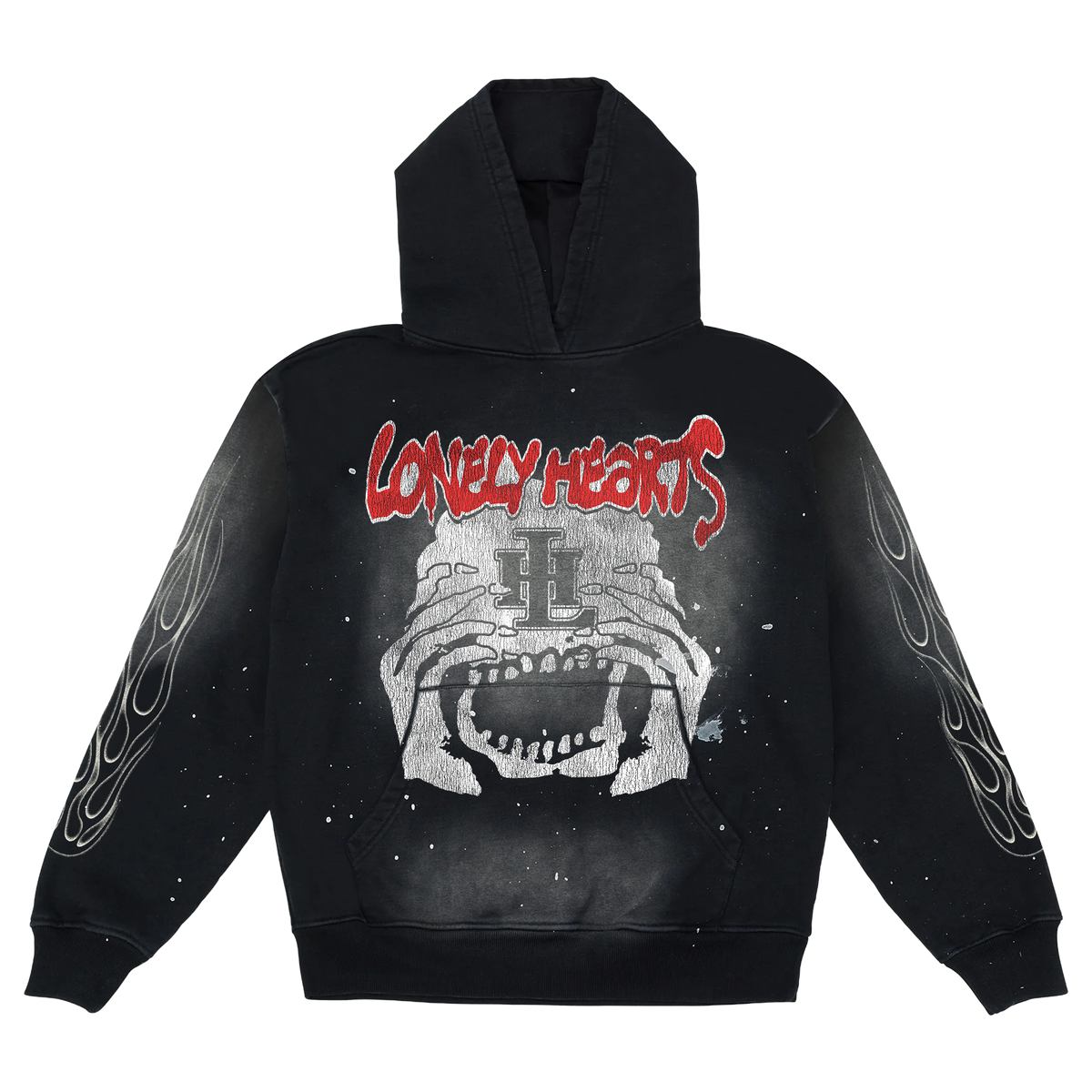 See No Evil Vintage Paint Splatter Hoodie
