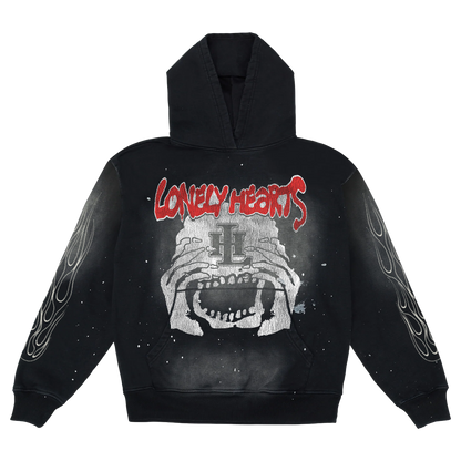 See No Evil Vintage Paint Splatter Hoodie