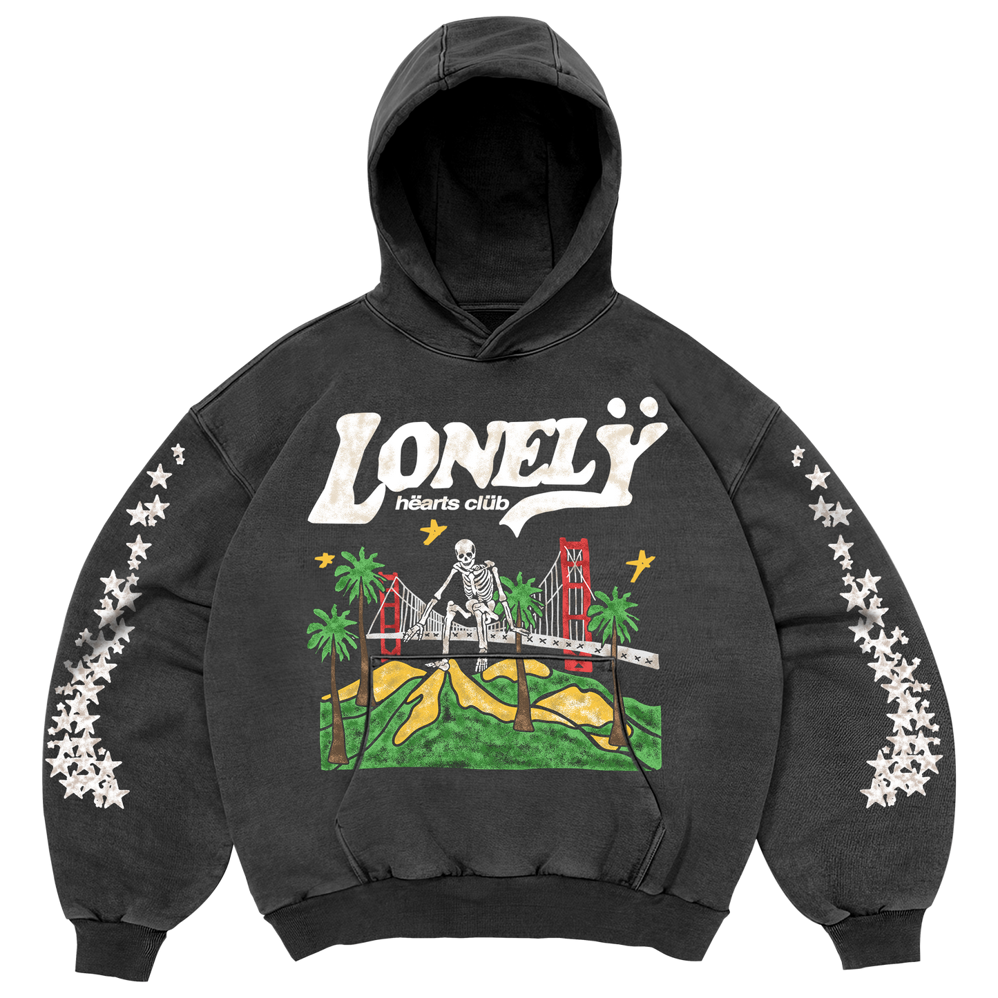 Shoot For The Stars Vintage Hoodie