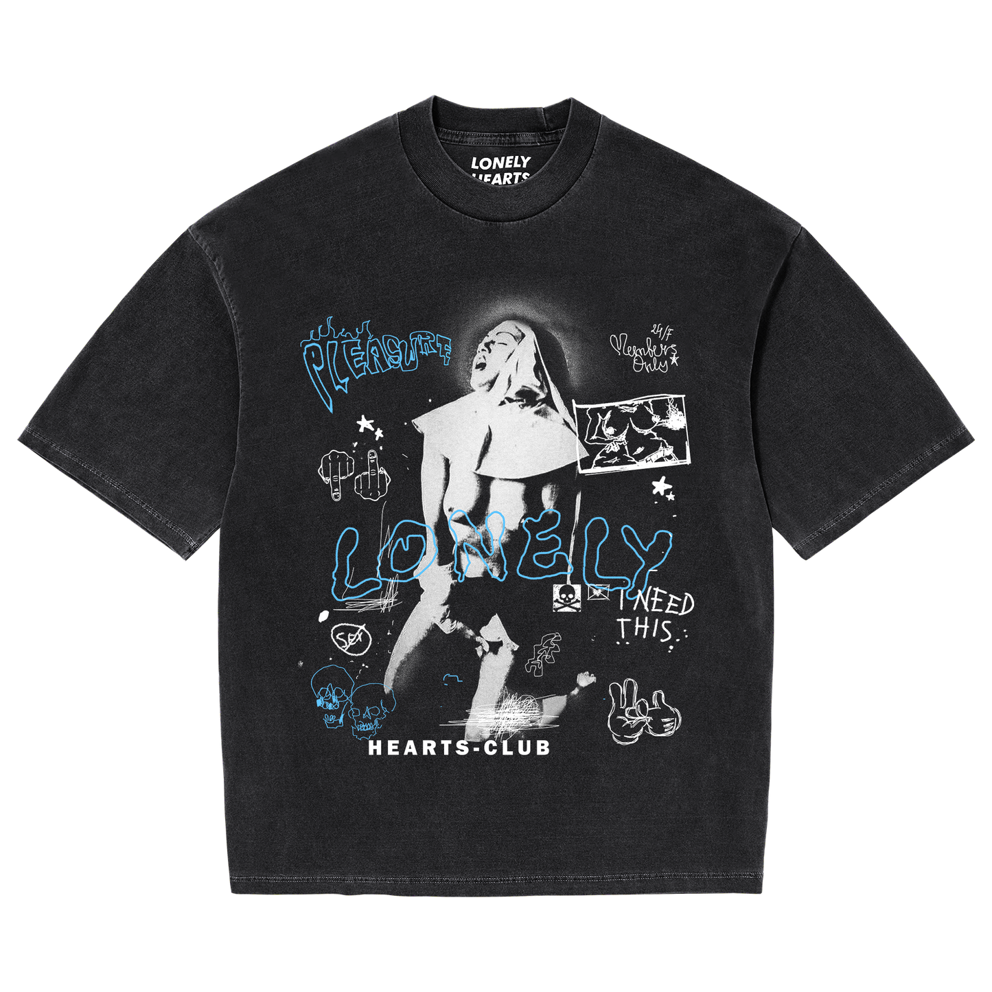 Thou Shall Not Sin Acid Wash Premium T-Shirt