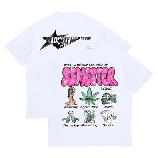 What I Learned All Semester Cropped Premium T-Shirt