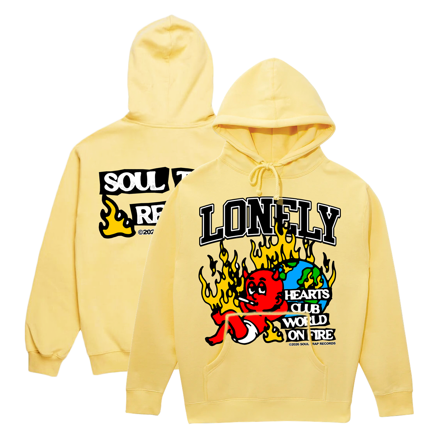 World On Fire Hoodie
