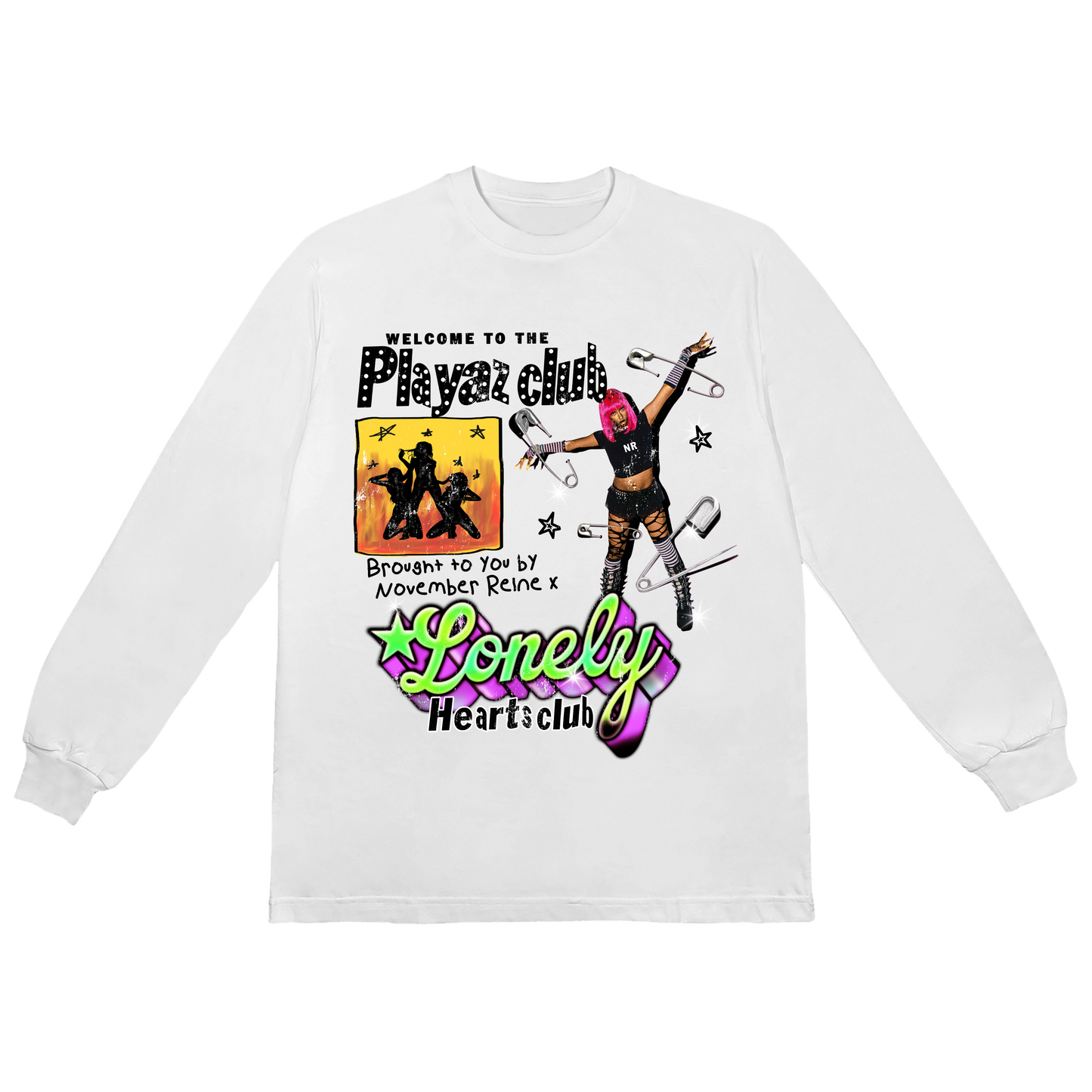 LHC x November Reine Playaz Club L/S T-Shirt