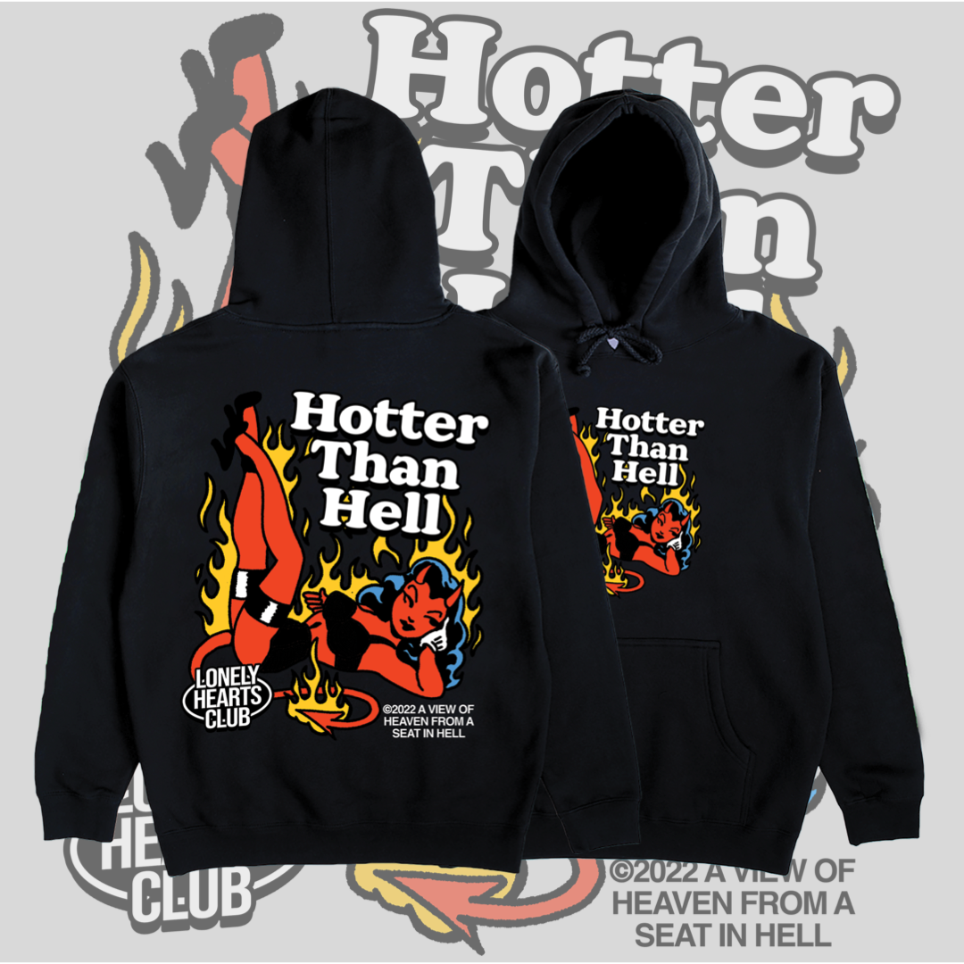 Black hearts club hoodie sales